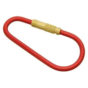 Malibu Key Rings KR-5 RED Small Screw Key Ring Red