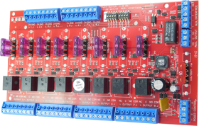 Seco-Larm PD-8BTQ-ISO 8-Channel Access Power Controller Board, 12-24V AC/DC, 10 Amp