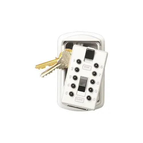 White Slimline Push Button - S6P