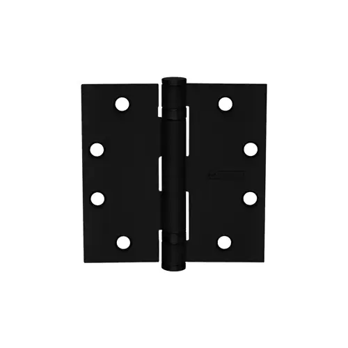 MacPro 5-Knuckle Hinge, Standard Weight, Full Mortise, Ball Bearing, 4.5" x 4.5" (4545), Steel Base, BSP Black Suede Powder Coat