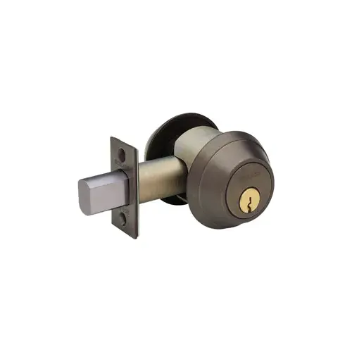 Deadbolt Double Cylinder, Grade 1, C Keyway, Oil Rubbed Bronze 613, US10B Deadbolt Double Cylinder, Grade 1, C Keyway, Oil Rubbed Bronze 613, US10B