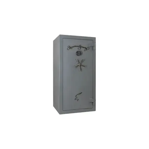 14-14-28+2 Gun Safe 90 Minute Fire, Gunmetal Gray with Black Nickel Hardware, ESL5 Electronic Keypad, 854lb 14-14-28+2 Gun Safe 90 Minute Fire, Gunmetal Gray with Black Nickel Hardware, ESL5 Electronic Keypad, 854lb