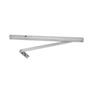 ABH 9024US32D Surface Mount Heavy Duty Overhead Stop, Satin Stainless Steel US32D