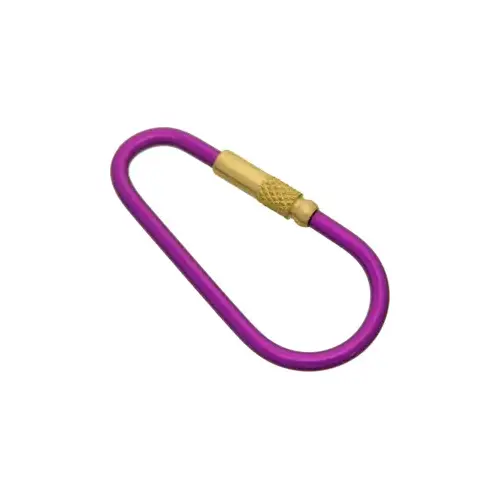 Small Screw Key Ring Purple Small Screw Key Ring Purple