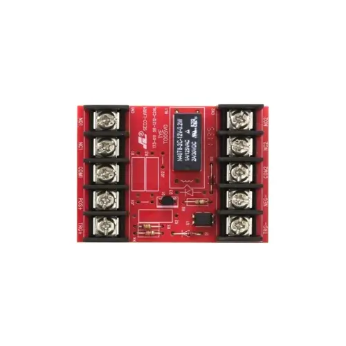 High-Sensitivity Relay Board, DPDT, 12/24VDC, 1mA Trigger High-Sensitivity Relay Board, DPDT, 12/24VDC, 1mA Trigger