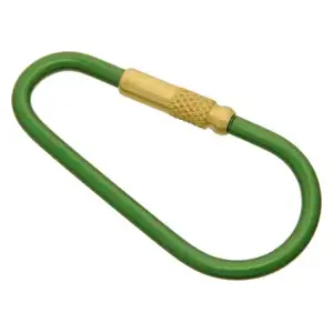 Malibu Key Rings KR-5 GREEN Small Screw Key Ring Green