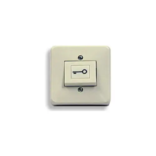 Rocker Switch, Momentary and Maintained SPDT, Field Selectable, Surface Mount 2-7/16" x 2-7/16", Beige