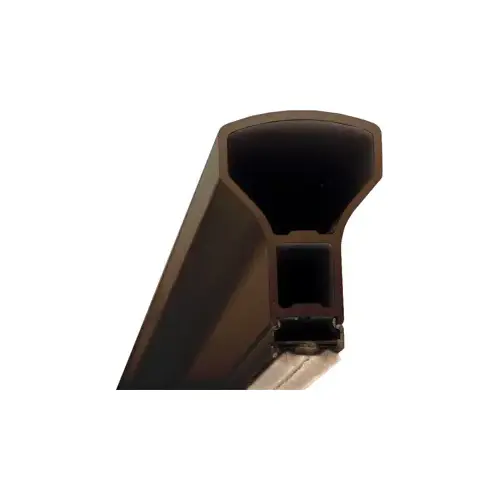 Aluminum Mullion w/Weatherstrip, 7ft 2", Duranodic Dark Bronze Aluminum Mullion w/Weatherstrip, 7ft 2", Duranodic Dark Bronze