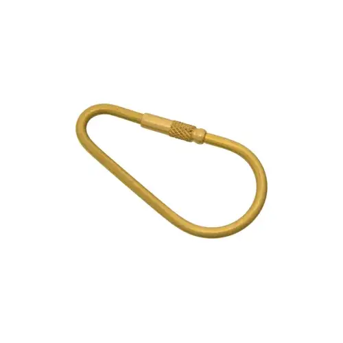 Medium Screw Key Ring Brass Medium Screw Key Ring Brass