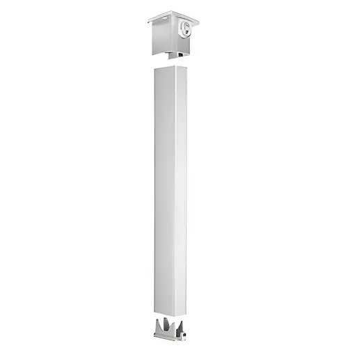 2" x 3" x 8' Key Removable Mullion Aluminum Finish 2" x 3" x 8' Key Removable Mullion Aluminum Finish
