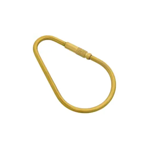 Large Screw Key Ring Brass Large Screw Key Ring Brass