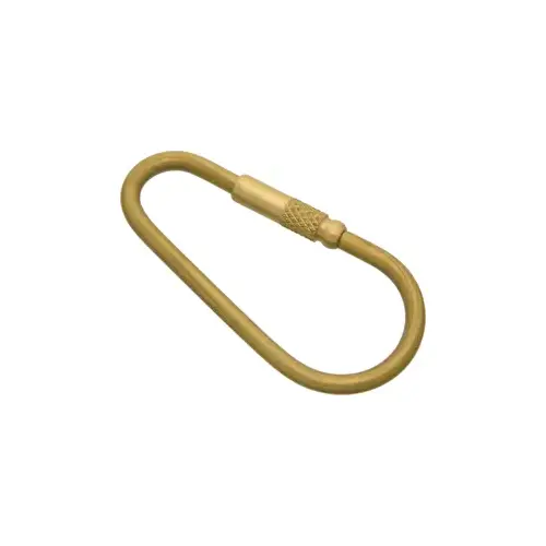 Small Screw Key Ring Brass Small Screw Key Ring Brass