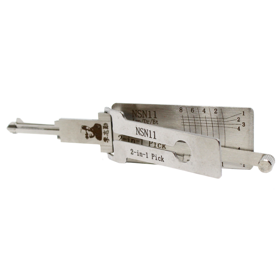 LISHI NSN11 2-in-1 Pick/Decoder Nissan/Infiniti DA31/DA25/NSN11