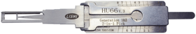 LISHI HU66 SINGLE 2-in-1 Pick/Decoder VW/Audi HU66 (Single Lifter)