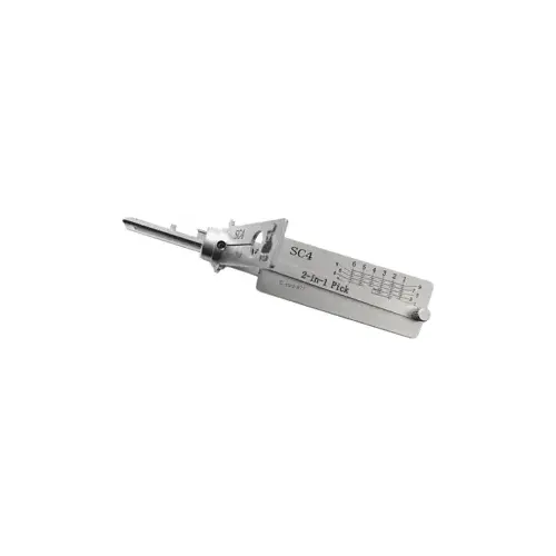 2-in-1 Pick/Decoder Schlage SC4 (6-Pin C-Keyway)