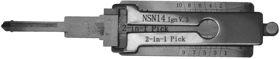 LISHI NSN14 IGN 2-in-1 Pick/Decoder Nissan/Subaru NSN14/DA34 Ignition