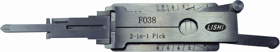 LISHI 6 2-in-1 Pick/Decoder Ford 8-Cut H75/FO38