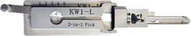 LISHI KW1-L 2-in-1 Pick/Decoder Kwikset KW1 (5-Pin) Reverse Handing