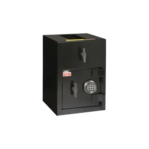 Top Load Depository Safe, Black Textured Finish, ESL10XL Electronic Keypad, 90lb Top Load Depository Safe, Black Textured Finish, ESL10XL Electronic Keypad, 90lb