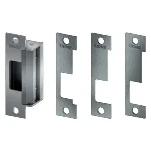 Trine 4100 US32D 4100 Electric Strike for Cylindrical and Mortise Locksets - Fire Rated, Satin Stainless Steel