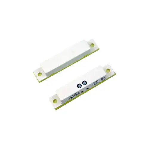 Mini Surface Screw Mount Magnetic Contact Switch Set, Up to 1" Gap, Closed Loop (N/O), White Mini Surface Screw Mount Magnetic Contact Switch Set, Up to 1" Gap, Closed Loop (N/O), White