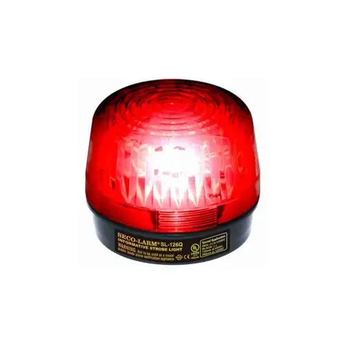 Xenon Tube Strobe Light 6-24VDC Red