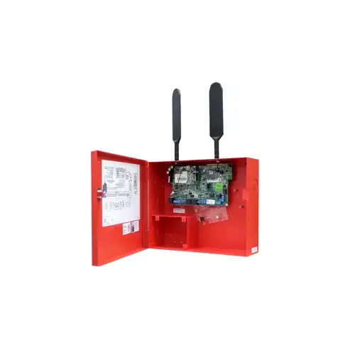 Commercial Dual Path Fire, LTEV Verizon Alarm Communicator, Powered by Control Panel Input: 12-24VDC (100mA @ 24VDC w/Peak RF Transmission Draw of 200mA). Commercial Dual Path Fire, LTEV Verizon Alarm Communicator, Powered by Control Panel Input: 12-24VDC (100mA @ 24VDC w/Peak RF Transmission Draw of 200mA).