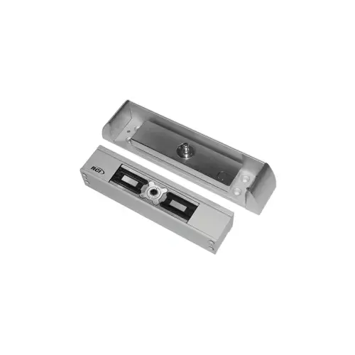 1500lb Slim-Line Electromagnetic Lock, for Narrow Profile Door Frames, 6-7/32" x 1-7/16" x 1-3/8", 28 Brushed Anodized Aluminum 1500lb Slim-Line Electromagnetic Lock, for Narrow Profile Door Frames, 6-7/32" x 1-7/16" x 1-3/8", 28 Brushed Anodized Aluminum