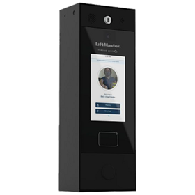LiftMaster CAPXMMC Smart Video Intercom, 50,000 User, Audit Trail, 4 to 8 Digit Entry, up to 2 Gates and/or Doors, 7" 1080p Heavy Duty Touchscreen, 135 Degree Wide Angle View, VOIP, DSP, Cloud Managed, 24VDC, UL
