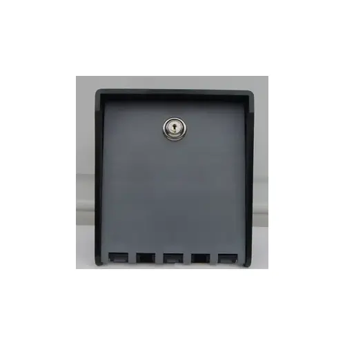 Housing 7" x 7" x 4" Lexan Polycarbonate Black/Gray