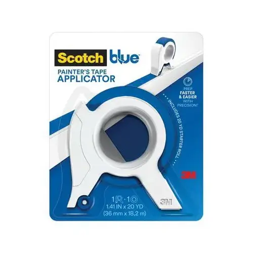 Tape Applicator, 1.41 in Max Tape W Blue