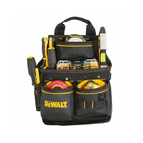 Nail Pouch 13 pocket Ballistic Nylon Professional Black/Yellow Black/Yellow