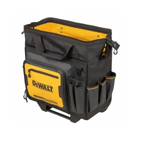 Roller Tool Bag Ballistic Nylon Tool Bag On Wheels 27 pocket Black/Yellow Black/Yellow