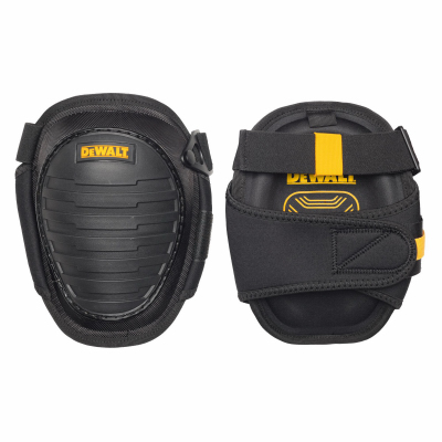 DEWALT DWST590013 Knee Pads 9.3" L X 7.25" W Gel Foam Hard Shell Black/Yellow One Size Fits All Black/Yellow