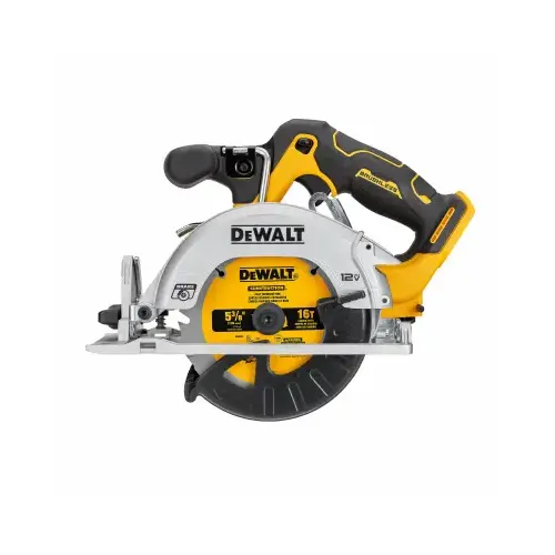 XTREME Cordless Circular Saw, Tool Only, 12 V, 5-3/8 in Dia Blade, 0 to 50 deg Bevel