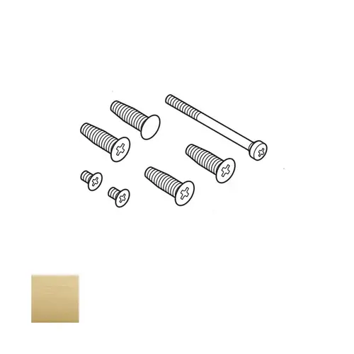 ML2000 Screw Pack for Armored Front, Satin Brass ML2000 Screw Pack for Armored Front, Satin Brass