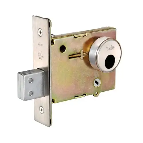 350 Series Mortise Deadlock, Satin Chrome
