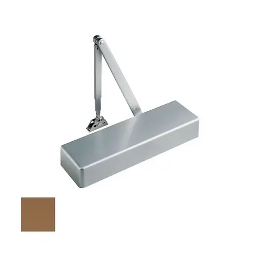 Door Closer, Tri-Packed (Regular, Parallel, Top Jamb Mount), Hold Open, Size 1-6, Light Bronze Door Closer, Tri-Packed (Regular, Parallel, Top Jamb Mount), Hold Open, Size 1-6, Light Bronze