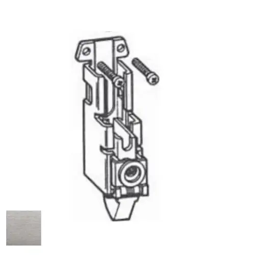ED6000 Series Bottom Latch w/Cover, Satin Chrome ED6000 Series Bottom Latch w/Cover, Satin Chrome