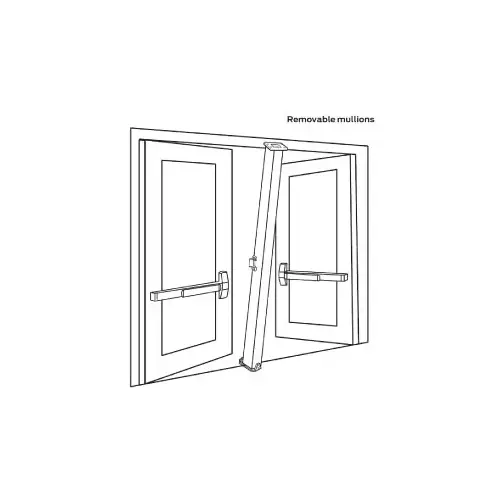 5754-7 Aluminum Mullion Duranodic Dark Bronze 5754-7 Aluminum Mullion Duranodic Dark Bronze