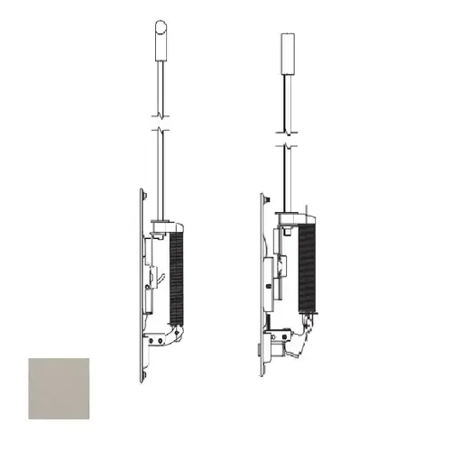 3820 X 3810 Flush Bolts, Satin Stainless Steel