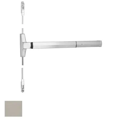 3' x 7' Narrow Stile Concealed Vertical Rod Exit Only Exit Device US32D (630) Satin Stainless Steel Finish 3' x 7' Narrow Stile Concealed Vertical Rod Exit Only Exit Device US32D (630) Satin Stainless Steel Finish