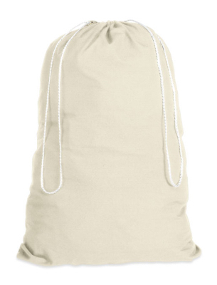 Whitmor 6353-1191-NAT Laundry Bag, Drawstring, 20 x 30 In. Natural
