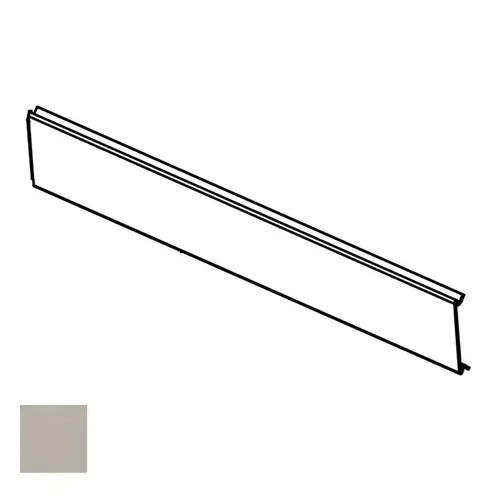 Exit Device Mounting Rail Insert, Satin Stainless Steel Exit Device Mounting Rail Insert, Satin Stainless Steel