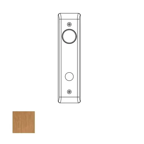 8800 Mortise Outside Escutcheon, Cylinder and Grip, Satin Bronze 8800 Mortise Outside Escutcheon, Cylinder and Grip, Satin Bronze