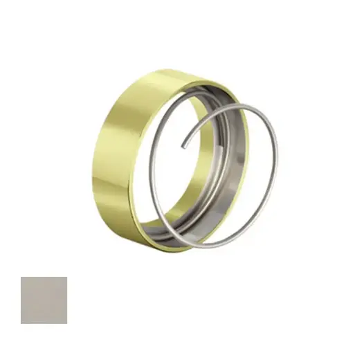 Mortise Cylinder Rosette, 7/16" Projection, Satin Stainless Steel Mortise Cylinder Rosette, 7/16" Projection, Satin Stainless Steel