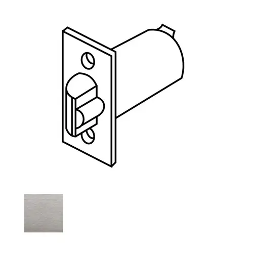 10 Line Square Corner Deadlocking Latch, Satin Chrome 10 Line Square Corner Deadlocking Latch, Satin Chrome