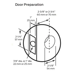 Schlage J Dexter Series JI18MAR630 Exterior Interconnected Lock Marin Satin Stainless Steel Finish with C Keyway, Adjustable Latch and Radius Strikes
