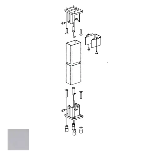 Fitting Set for 9954, Lacquer Sprayed Aluminum Finish Fitting Set for 9954, Lacquer Sprayed Aluminum Finish