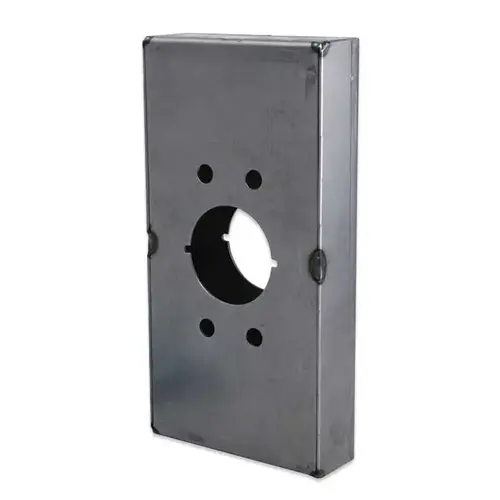 Weldable Gate Box for Von Duprin 22 Series Exit Device Trim, 14 Gauge Steel Weldable Gate Box for Von Duprin 22 Series Exit Device Trim, 14 Gauge Steel